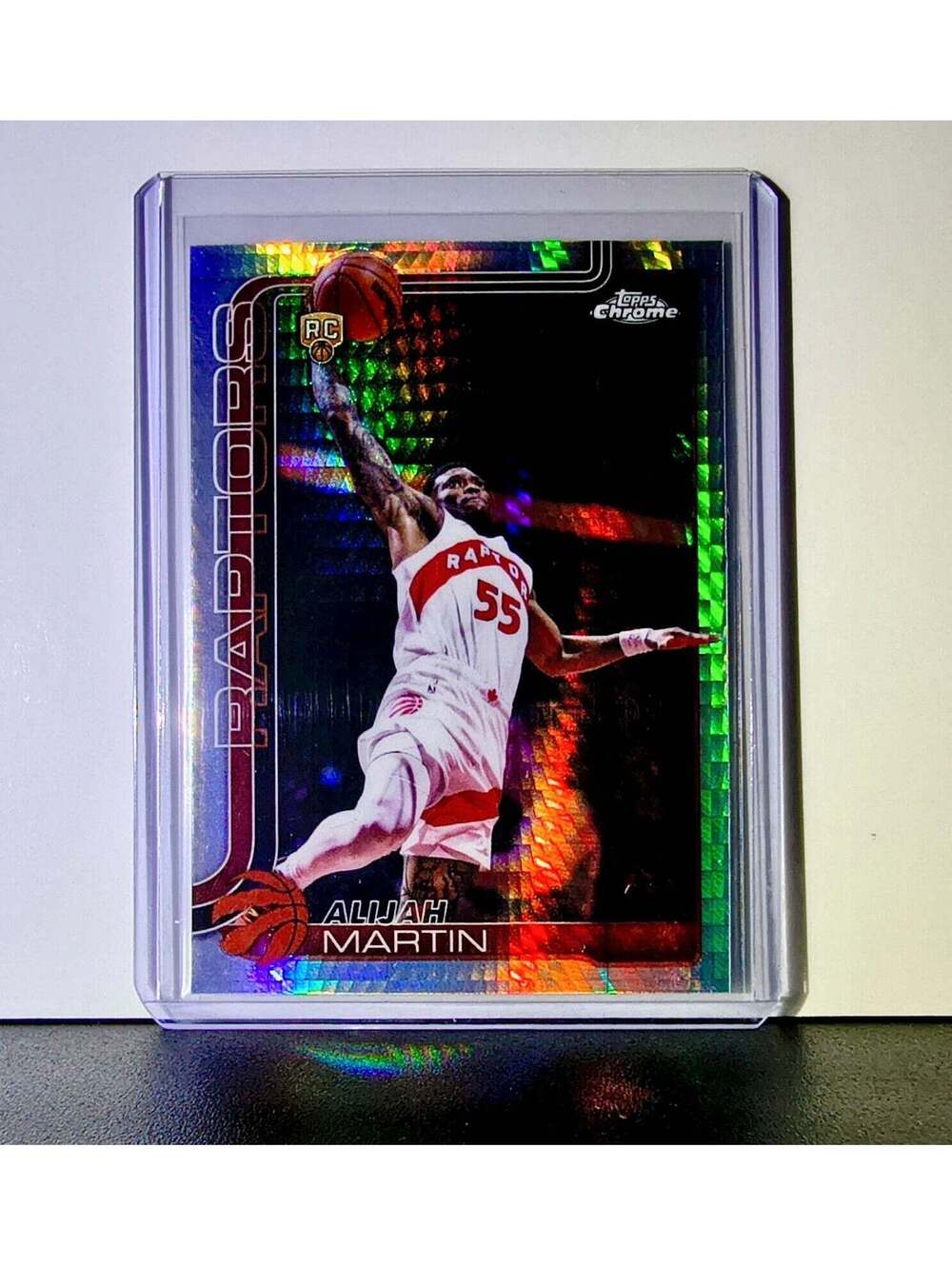 Alijah Martin Rookie 2025-26 NBA Topps Chrome Update Basketball Refractor #190